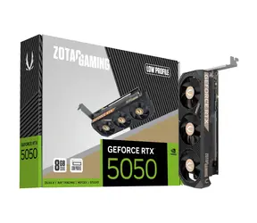 ZOTAC GAMING GeForce RTX 5050 Low Profile 8GB / 2317-2572GHz / 8192 MB GDDR6 / 128bit / 1x HDMI + 2x DP / 550W (8)