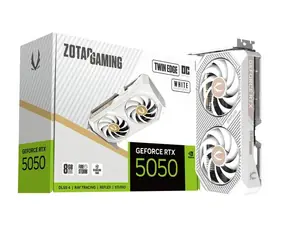 ZOTAC GAMING GeForce RTX 5050 Twin Edge OC W. ED. / 2317-2602GHz / 8192 MB GDDR6 / 128bit / 1x HDMI + 3x DP / 550W (8)