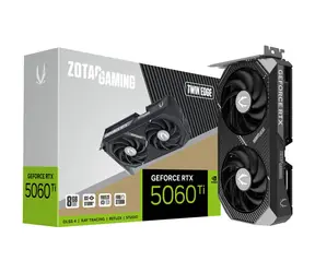 ZOTAC GAMING GeForce RTX 5060 Ti Twin Edge 8GB / 2407-2572GHz / 8192 MB GDDR7 / 128bit / 1x HDMI + 3x DP / 600W (8)