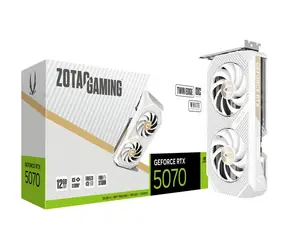 ZOTAC GAMING GeForce RTX 5070 Twin Edge OC W. ED / 2325 - 2542Mhz / 12288 MB GDDR7 / 192bit / 1x HDMI + 3x DP / 650W (16