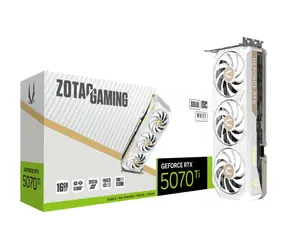 ZOTAC GeForce RTX 5070 Ti Solid Core OC W. ED. / 2295 - 2482Mhz / 16384 MB GDDR7 / 256bit / 1x HDMI + 3x DP / 750W (16)