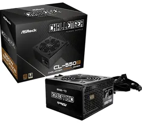 ASROCK Challenger CL-550B / ATX / 550W / 80 Plus Bronze / 120mm 