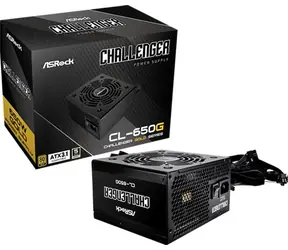 ASROCK Challenger CL-650G / ATX / 650W / 80 Plus Gold / 120mm