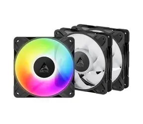 Rozbaleno - ARCTIC P12 Pro A-RGB (3ks) černá / 120mm / PWM PST / 3000 RPM / 77 CFM / 4-pin / rozbaleno