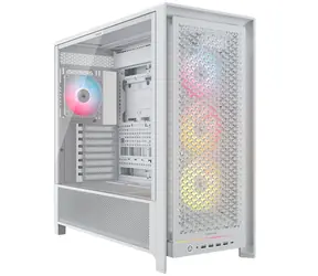 Corsair FRAME 5000D RS ARGB bílá / E-ATX / 4x USB-A / 1x USB-C / 4x 140mm / bez zdroje / průhledná bočnice 