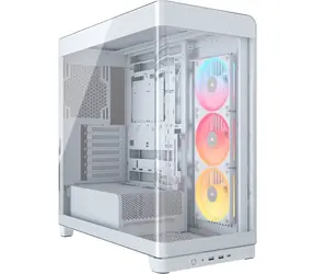 Corsair FRAME 4500X LX-R RGB iCUE LINK bílá / E-ATX / 2x USB-A / 1x USB-C / 3x 120mm / bez zdroje / průhledná bočnice 