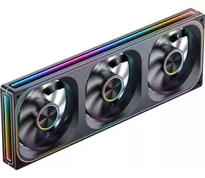 Rozbaleno - Jonsbo ZA-360 černá / Ventilátor / 360 mm / PWM / ARGB / rozbaleno