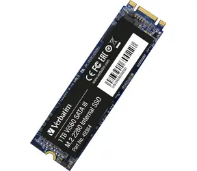 Rozbaleno - Verbatim Vi560 S3 1TB/SSD/M.2 2280/SATA 3/3D NAND/R: 560MBs/W:520MBs/IOPS R: 102K W:102K/MTBF 1.5mh/3y / rozbaleno