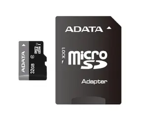 ADATA Premier Micro SDHC karta 32GB + SD adaptér / UHS-I U1 Class 10 / R: 30MB/s / W: 10MB/s