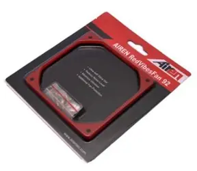 AIREN RedVibesFan 92 antivibrační podložka pro 92mm ventilátor / červená