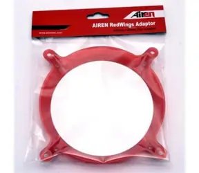AIREN RedWings Adaptor adaptér pro připevnění 140 mm ventilátoru na 120mm uchycení / červená