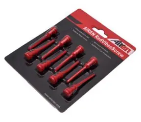 AIREN RedVibesScrew antivibrační uchýty pro ventilátory / 8 kusů / červená