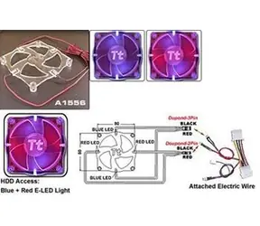 THERMALTAKE A1556 / FAN GRILL CoolMOD / svítící mřížka