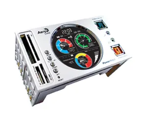 AeroCool PowerWatch  / multifukční panel do 2x5.25" pozice / stříbrná