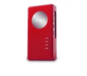 AKASA AK-HC-01RD / externí čtečka karet  Allv1 / USB hub / USB2.0 / červená