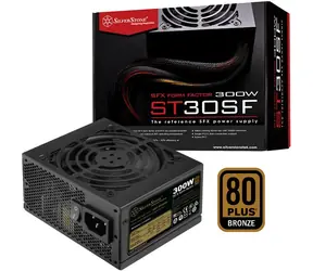 SilverStone SFX ST30SF 300W v2.0 / SFX / ATX V2.4 / 80PLUS Bronze / aktivní PFC / 3x SATA / 1x PCIe / 92mm ventilátor