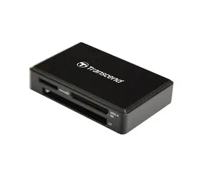 Transcend USB 3.1 čtečka paměťových karet černá / SDHC & SDXC (UHS-I&II) / microSDHC & SDXC (UHS-I)