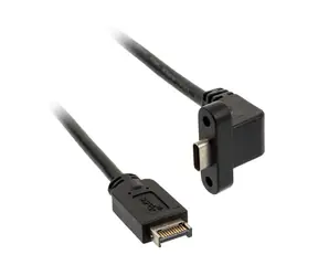 Streacom ST-USB-E2C-400 kabel USB-C 3.1 Gen 2 / pro skříň Streacom DA2 / 1x USB Typ C / 1x USB Typ E / délka 400 mm