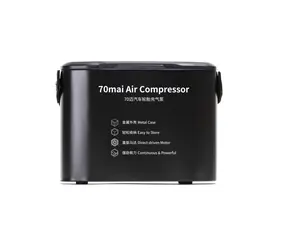 70mai Air Compressor černá / přenosný kompresor do auta / 39 l-min / 30 PSI / 3.7 m kabel / 12 V