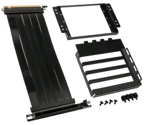 Lian Li O11D-1X-4 Riser Card Kabel + PCI-záslepka slotu - PCIe 4.0 černá