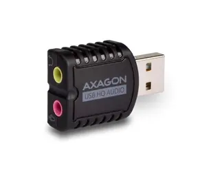AXAGON ADA-17, USB 2.0 - externí zvuková karta HQ MINI, 96kHz/24-bit stereo, vstup USB-A  / doprodej