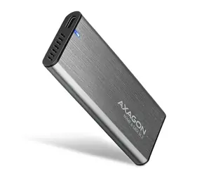 AXAGON EEM2-SG2, USB-C 10Gbps - M.2 NVMe & SATA SSD kovový RAW box, bezšroubkový