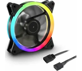 Sharkoon SHARK Blades PWM černá / větráček / 120mm / RGB / 24.8 dBA