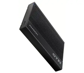 AXAGON EE25-GTR, USB-C 10Gbps - SATA 6G 2.5" RIBBED box, černý