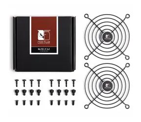 Noctua NA-FG1-9 Sx2 černá 2ks / Mřížka pro ventilátor / 92 mm