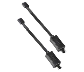 SilverStone Kabel pro snížení otáček ventilátoru 2x 10cm PWM - černá