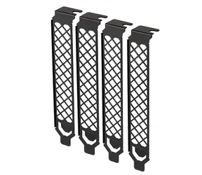 SilverStone SST-Aeroslots-2B černá / ventilovaný kryt pro slot PCIe / 4ks