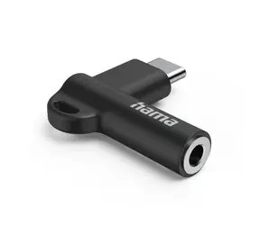 Hama audio adaptér USB-C na jack 3,5 mm / aktivní / kompaktní