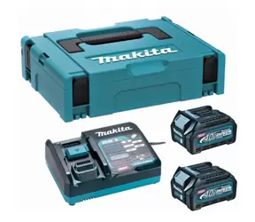 Makita 191J97-1 / Sada akumulátorů Li-ion XGT 40V 2xBL4040+DC40RA+Makpac