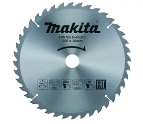 Makita B-32770 MAKBLADE / kotouč pilový dřevo / 260x2.3x30mm / 40 zubů