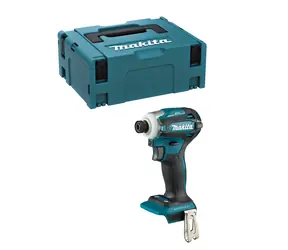 Makita DTD172ZJ / Aku rázový utahovák / 18V / 1/4" / Li-ion / 3600ot-min / 3800 úderů-m / bez aku 