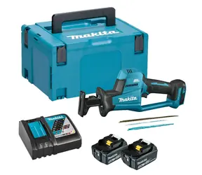 Makita DJR189RTJ / Aku mečová pila / 18V / 22mm / 3100 z-min / 2x 5.0Ah