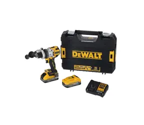 DeWalt DCD1007H2T / Aku Bezuhlíková příklepová vrtačka / 18 V XR Li-Ion / 2x 5.0Ah