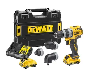 DeWalt DCD703L2T / Aku Bezuhlíkový vrtací šroubovák / 12 V / 2x2.0 Ah