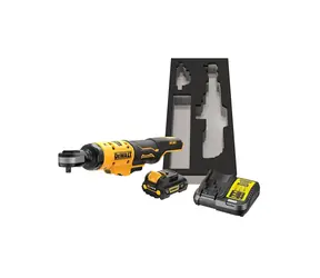 DeWalt DCF503L1G / Aku ráčna 3/8" s bezuhlíkovým motorem / 12V / 1x 3.0 Ah
