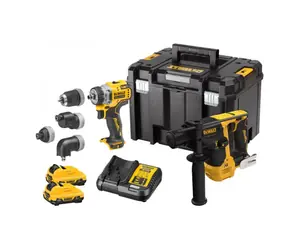 DeWalt DCK2101L2T / Aku sada DeWalt DCD703+DCH072 / 2x Aku 3.0 Ah / 1x Kufr / nabíječka