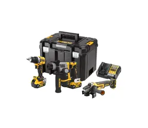 DeWalt DCK355P2T / Aku sada DeWalt DCG405 + DCH172 + DCD800 / 2x Aku 5.0 Ah / 1x Kufr / nabíječka