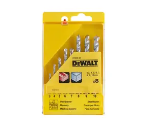 DeWalt DT9288 / Sada vrtáků do zdiva / 3-10 mm / 8 ks