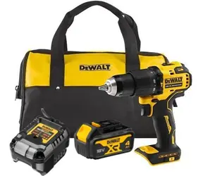 DeWalt DCD709M1 / Aku Bezuhlíková příklepová vrtačka / 18 V XR Li-Ion / 1x 4.0 Ah
