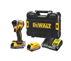DeWalt DCF850E2T / Aku rázový utahovák s bezuhlíkovým motorem / 18V / 2x 1.7Ah