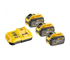 DeWalt DCB118X3 / Sada akumulátorů s nabíječkou FlexVolt / 3x Aku 9.0 Ah