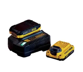 Stanley FATMAX V20 nabíječka + 2x 2.0 Ah akumulátor / 18V / 2x 2.0 Ah