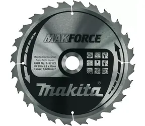 Makita B-32172 MAKFORCE / kotouč pilový dřevo / 270x2.6x30mm / 24 zubů