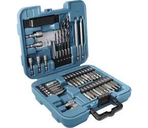 Makita D-58877 Sada bitů a vrtáků v plastovém kufru 42 ks
