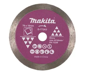 Makita D-77263 / kotouč řezný diamantový / 76x1.4x10mm