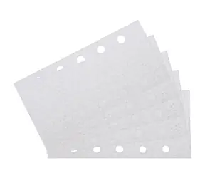 Makita E-19641 / Brusný papír na dřevo & kov / suchý zip / Zrnitost 80 / Rozměry 93x185 mm / děrovaný / 10 ks